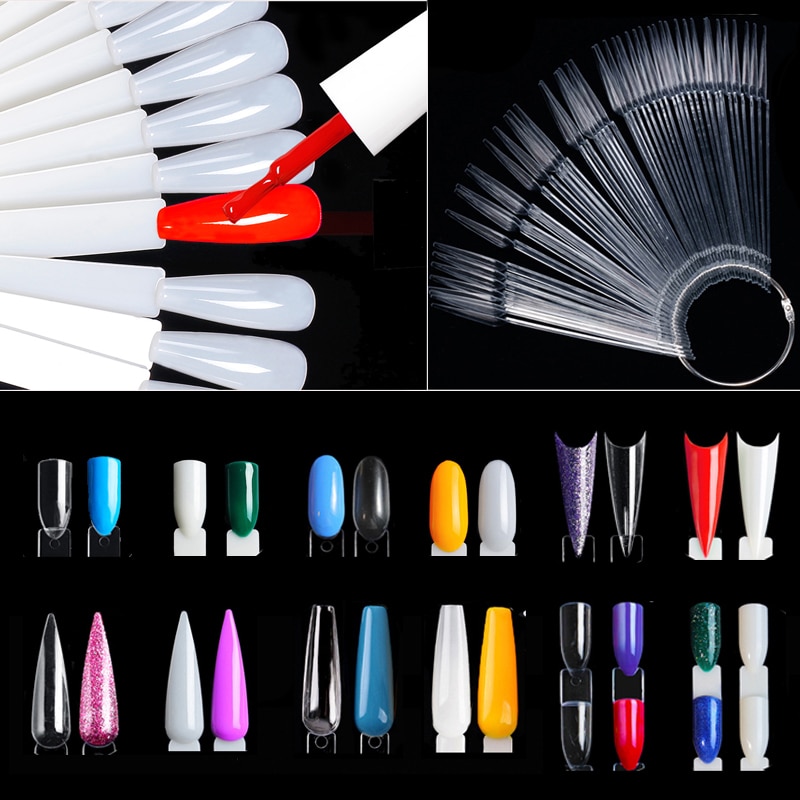 Nail Art Natural - Bâtons d'affichage pour ongles, couleurs naturelles