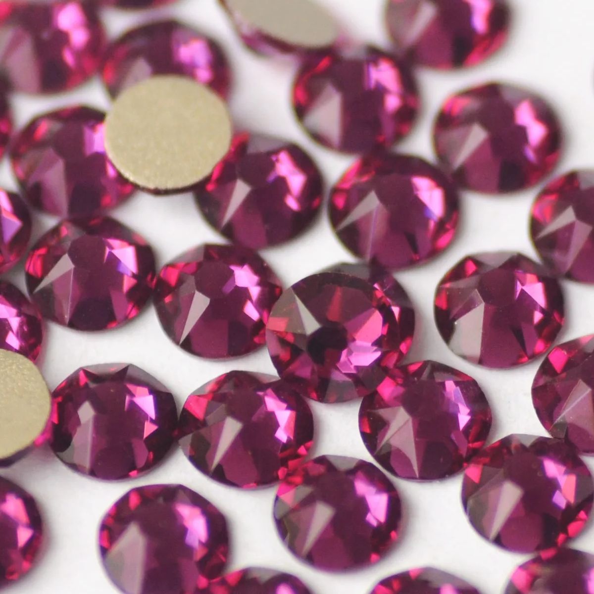 Nail Art Fuchsia - Strass en cristal fuchsia Xirius 8