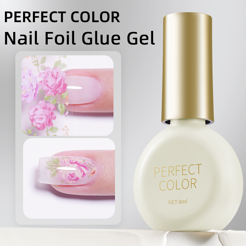Nail Art Xmas Design - PERPECT COLOR Gel Adhésif pour Feuilles