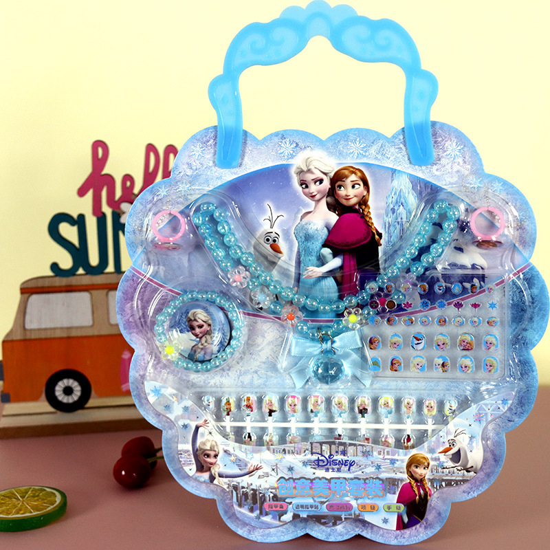 Nail Art Xmas Design - Ensemble de déguisement Frozen avec autocollants