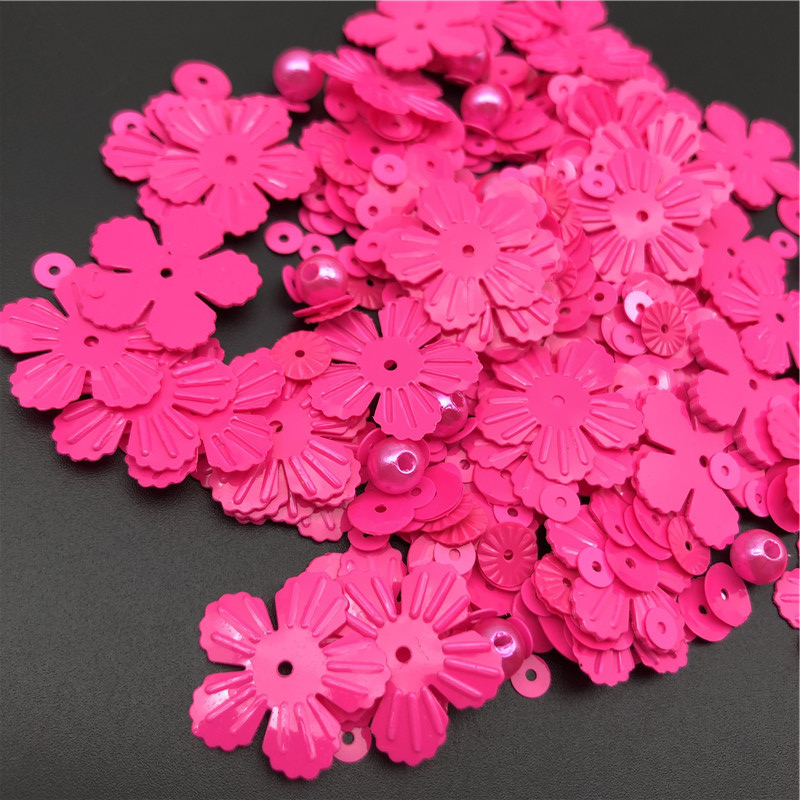 Paillettes amples Fuchsia soli - Nail Art Fuchsia avis et prix