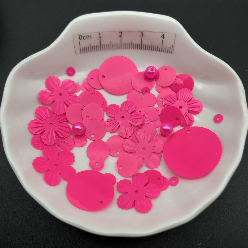 Paillettes amples Fuchsia soli - Nail Art Fuchsia avis et prix