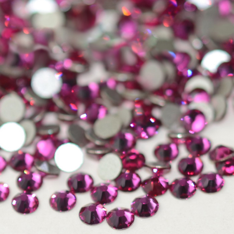 Strass en verre Fuchsia de hau - Nail Art Fuchsia avis et prix