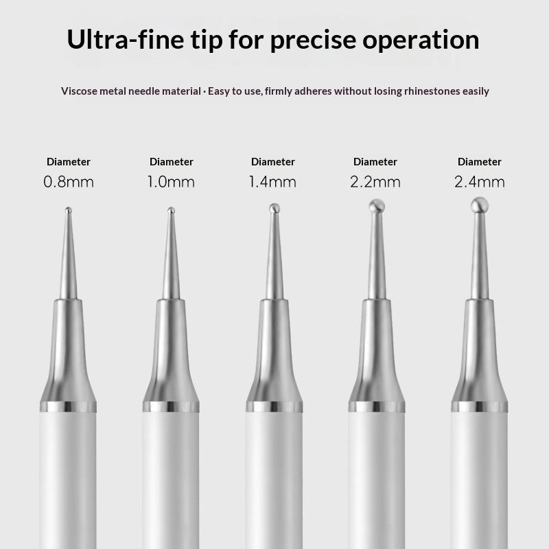 Lot de 5 outils de manucure et - Rhinestone Nail Gem avis et prix