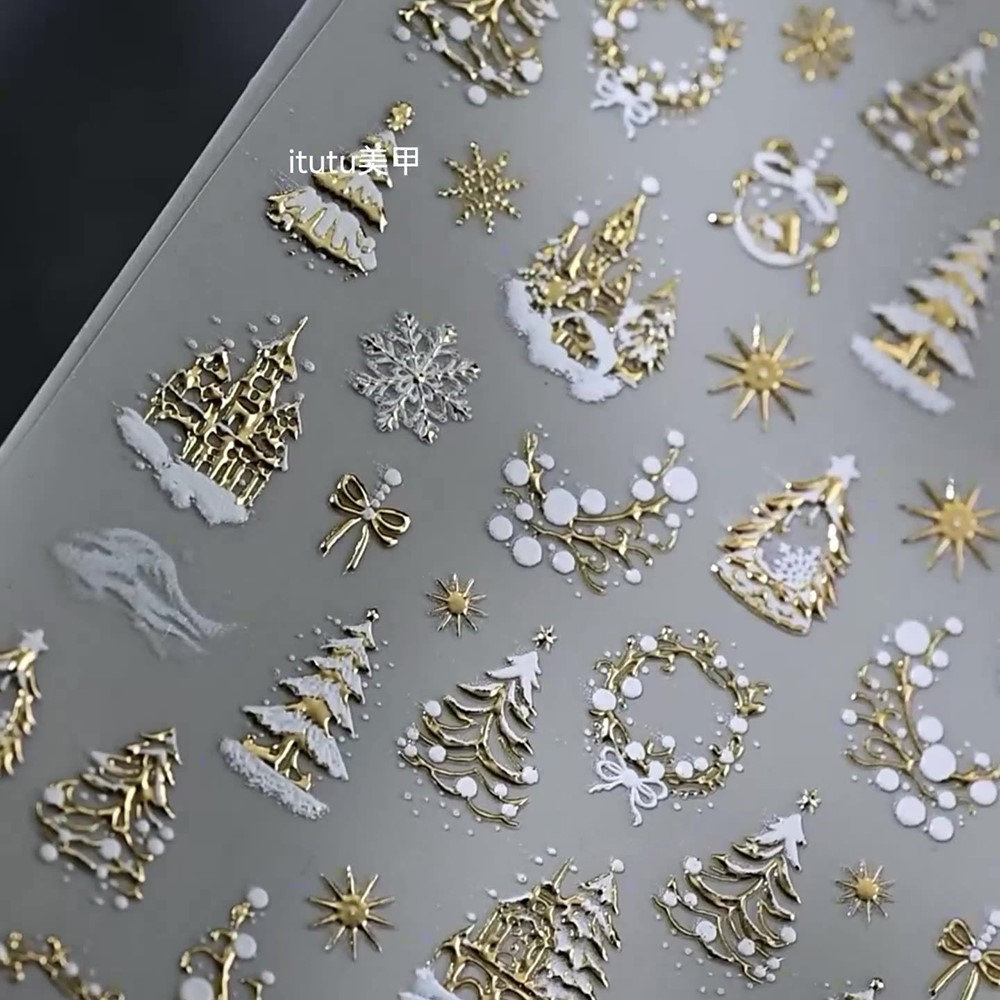 Autocollants pour ongles châte - Nail Art Xmas Design avis et prix