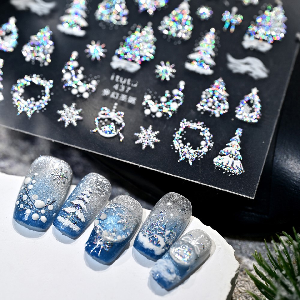 Autocollants pour ongles châte - Nail Art Xmas Design avis et prix