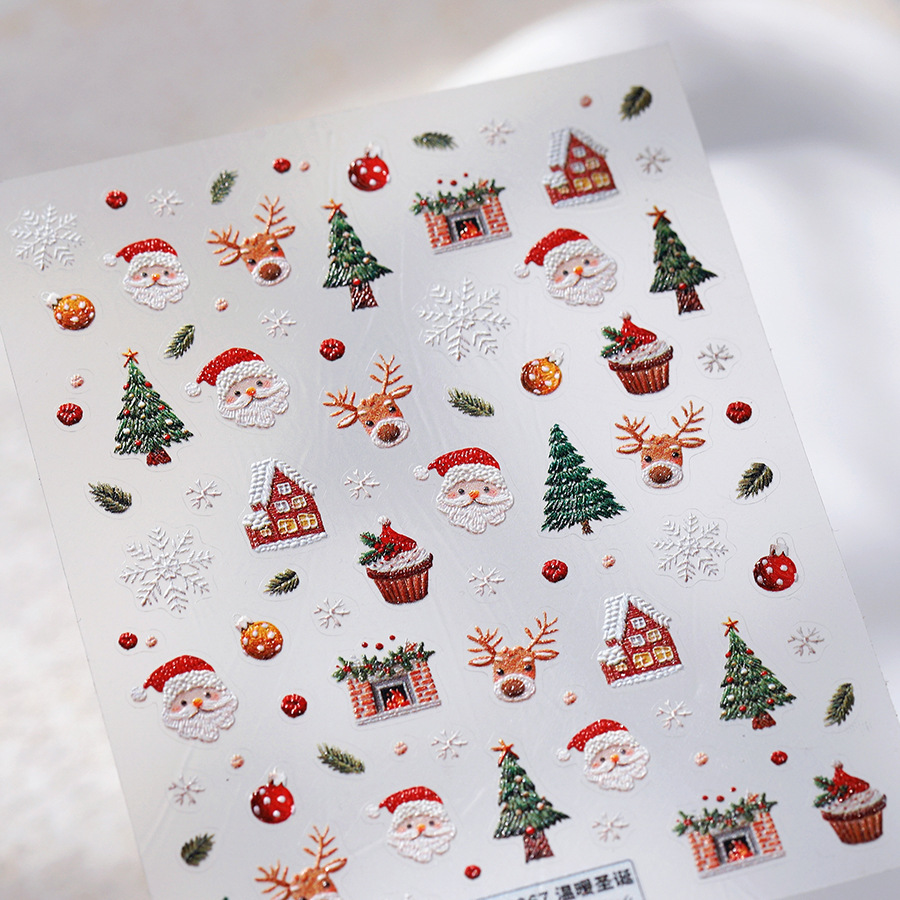 Autocollants pour ongles ours  - Nail Art Xmas Design avis et prix