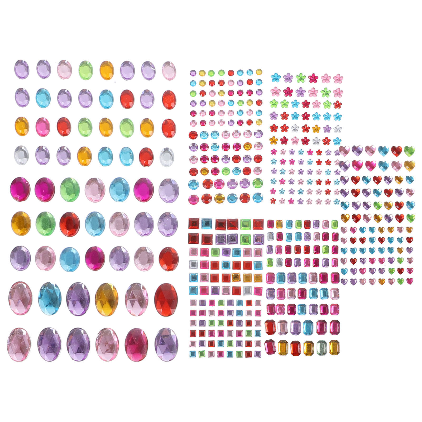 12 Feuilles de Strass Adhésifs - Rhinestone Nail Gem avis et prix