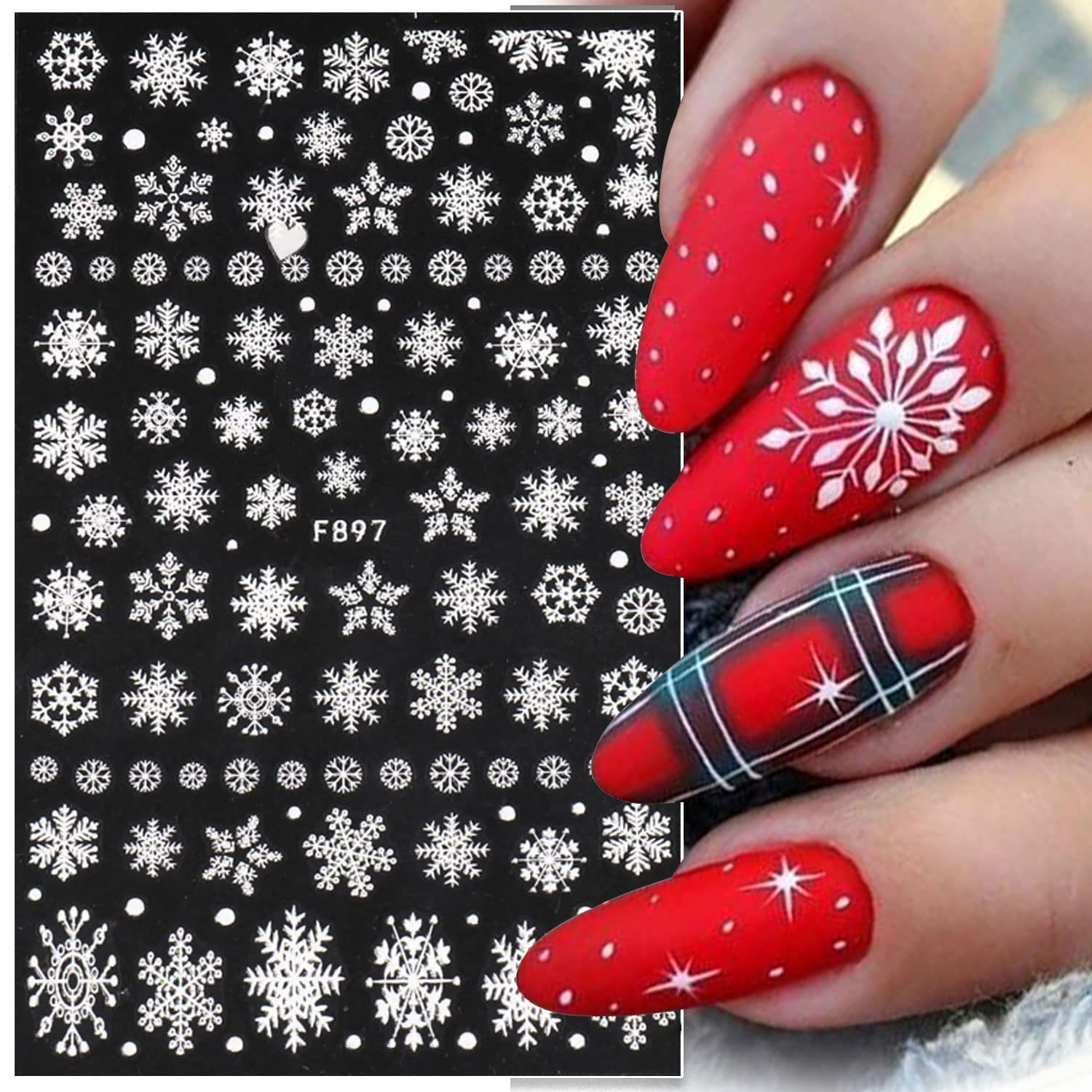 Décalcomanies 3D pour ongles,  - Nail Art Xmas avis et prix