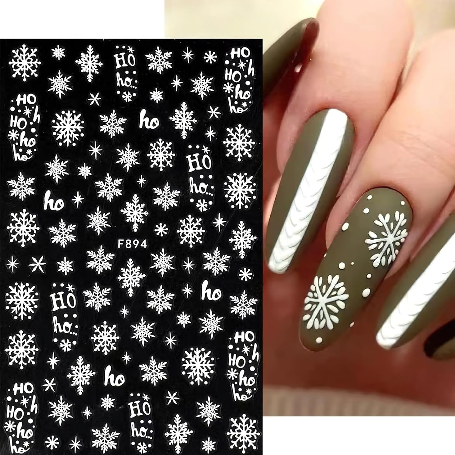 Décalcomanies 3D pour ongles,  - Nail Art Xmas avis et prix